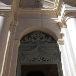 Dettaglo dell'esterno della Chiesa di San Bartolomeo in Foligno